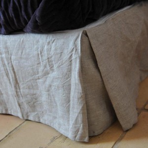 Vente Natural Linen Bed Base Cover Acheter Linge De Maison