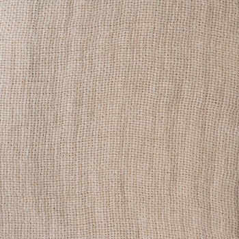 Gaspard bedspread waffle linen nude