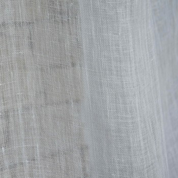 Ivory fine linen gauze curtain