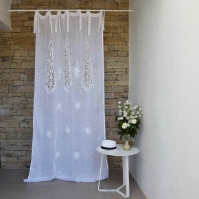 White Nantes curtain