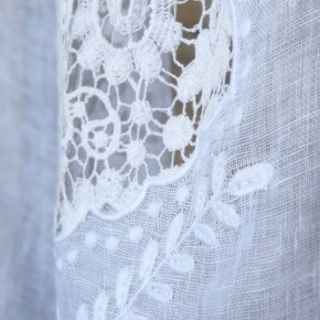 White Nantes curtain